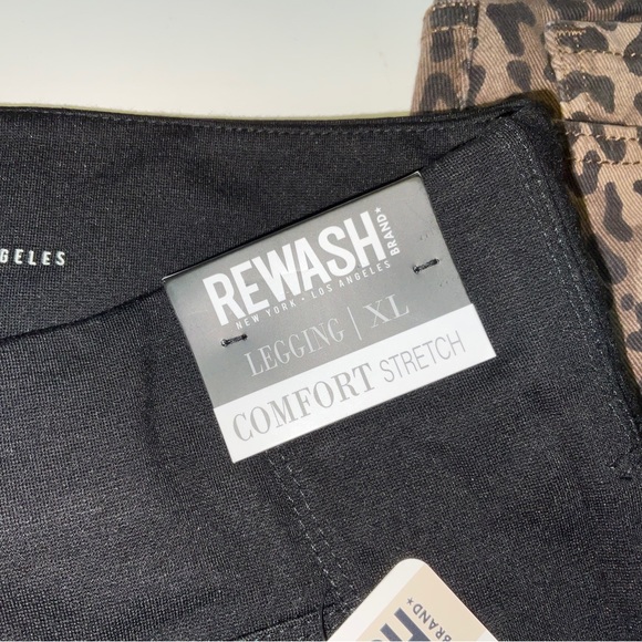 NWT Women’s REWASH Brand Comfort Stretch Best Leggings Ever Black XL - Picture 5 of 7
